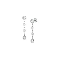 Earrings Lelune Woman LELUNE GLAMOUR in Silver Zircone LGEA700.NP